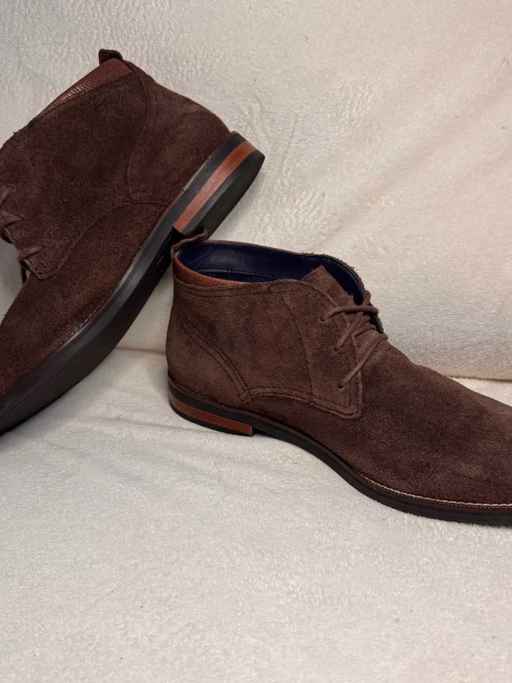 Cole Haan Men's Brown Suede Chukka Boots Size 11.5M (Style C26393)